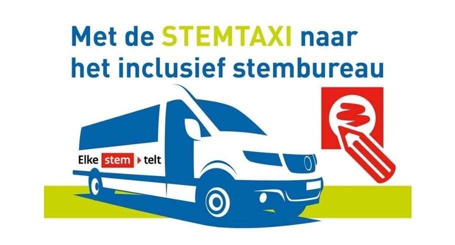 Met de Stemtaxi naar het inclusief stembureau